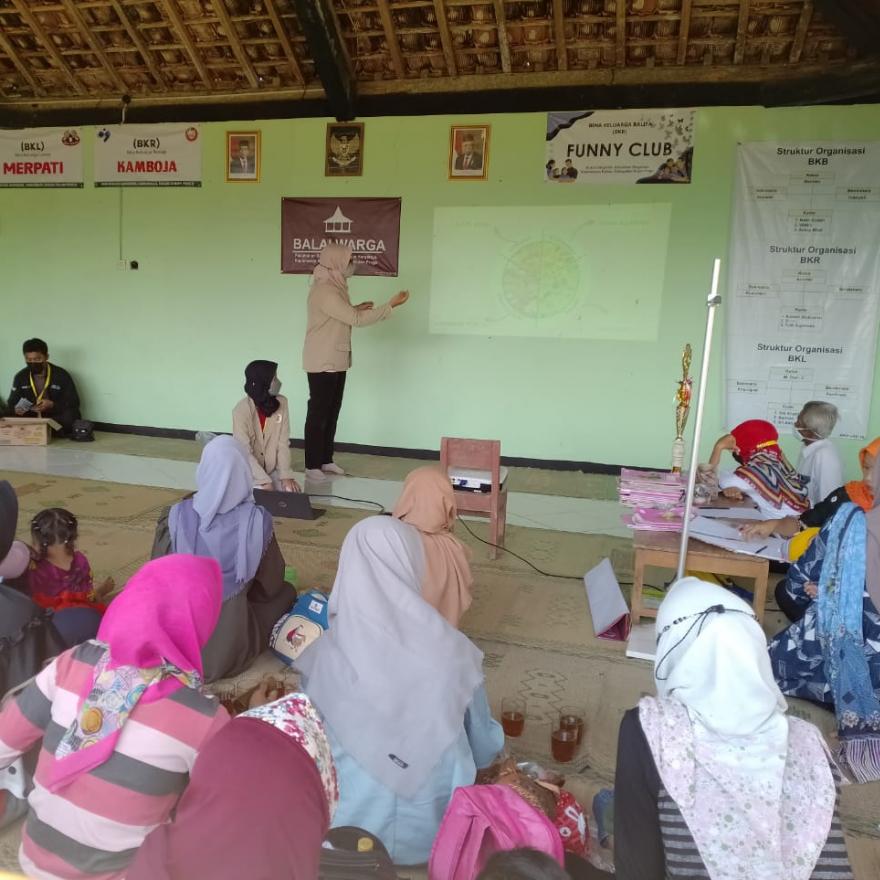 Sosialisasikan Tentang Stunting, KKN UGM Ajak Warga Sangkrek Perhatian 1000 HPK